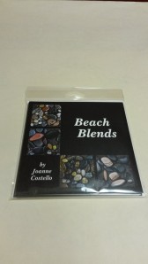 Package of 4 Beach Blends Notecards (blank inside) reproduced from original artwork by Joanne Costello